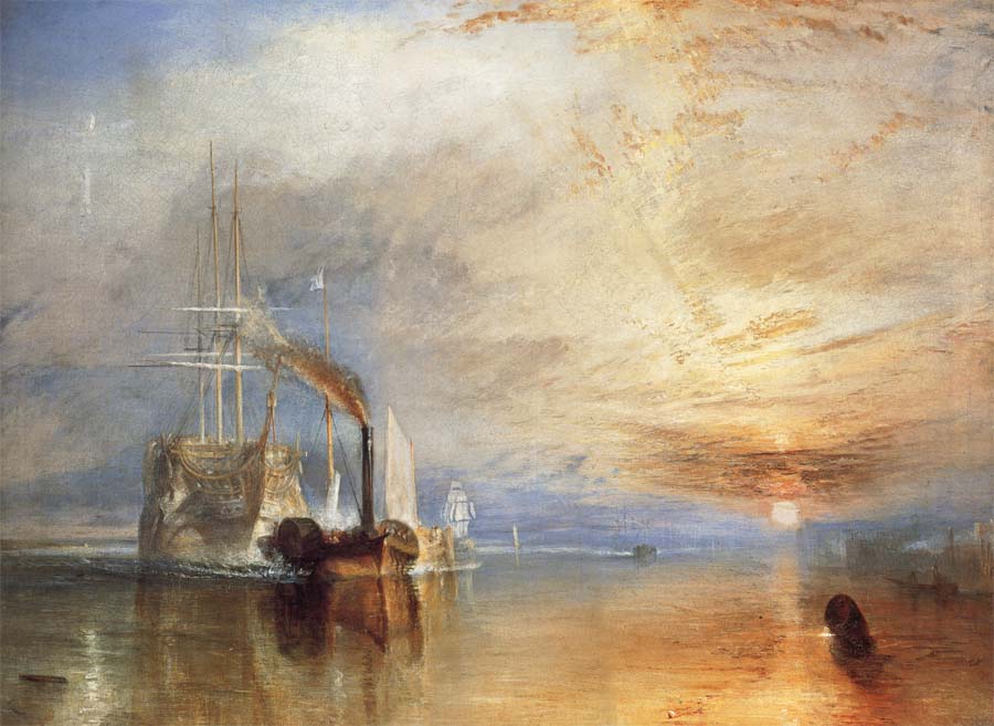 Joseph Mallord William Turner The Fighting Temeraire Tugged to Her Last Berth to be Broken Up